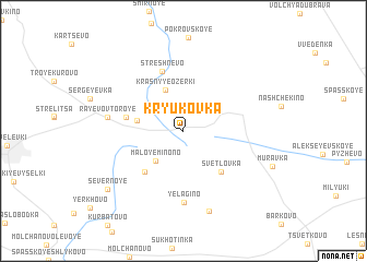 map of Kryukovka