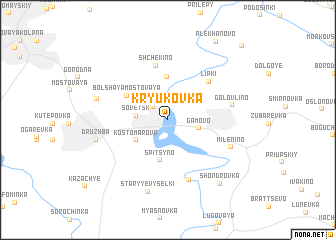 map of Kryukovka