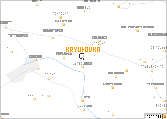 map of Kryukovka