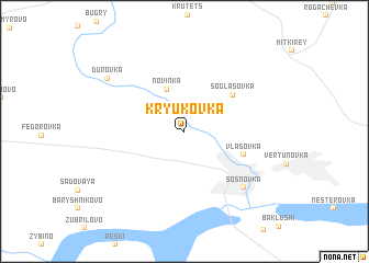 map of Kryukovka