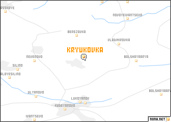 map of Kryukovka