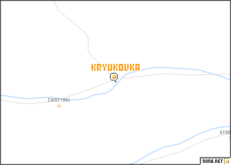 map of Kryukovka