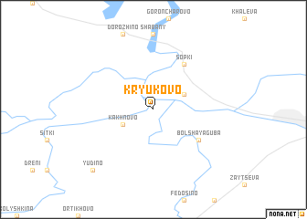 map of Kryukovo