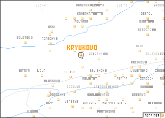 map of Kryukovo