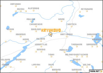 map of Kryukovo