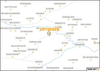 map of Kryukovo