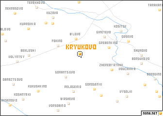 map of Kryukovo