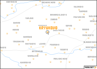 map of Kryukovo