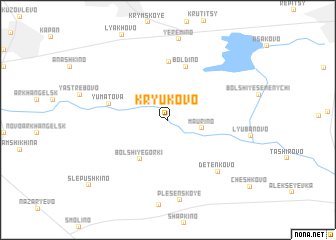 map of Kryukovo