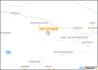 map of Kryukovo