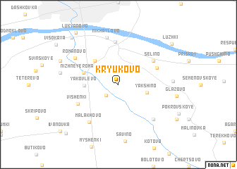 map of Kryukovo