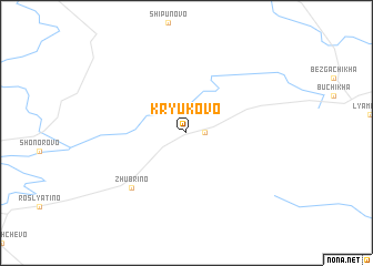 map of Kryukovo