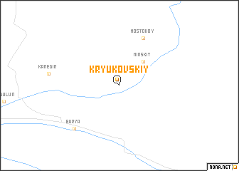 map of Kryukovskiy