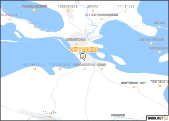 map of Kryukov