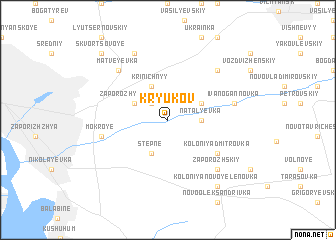 map of Kryukov