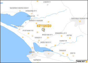 map of Kryukov