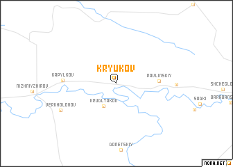 map of Kryukov