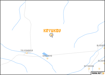 map of Kryukov