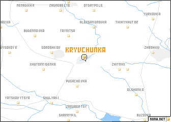 map of Kryvchunka