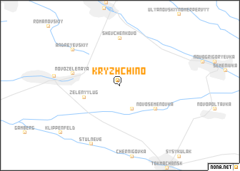 map of Kryzhchino