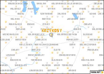 map of Krzykosy