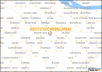 map of Krzyżyk Chróśliński