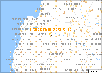 map of Ksārat Ḑahr ash Shīr