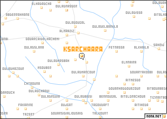 map of Ksar Chaâra