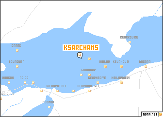 map of Ksar Chams