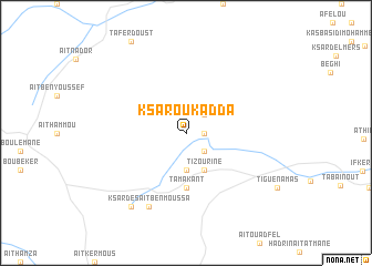 map of Ksar Ou Kadda