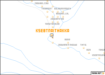 map of Ksebt nʼAït Hakka