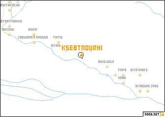 map of Ksebt nʼOurhi