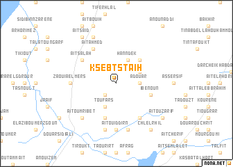map of Ksebt Staïh