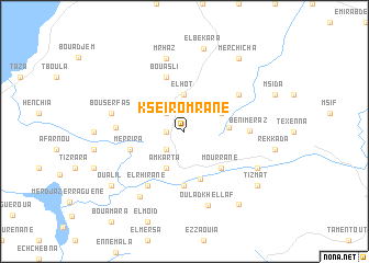 map of Kseïr Omrane