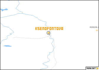 map of Ksenofontova