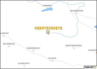 map of Ksen\