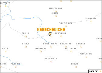 map of Kshecheviche