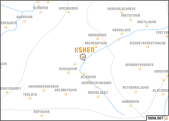 map of Kshen\