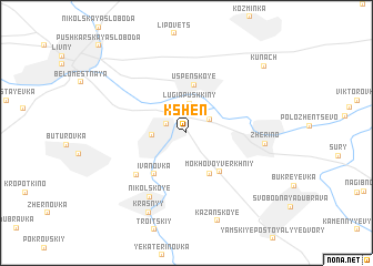 map of Kshen\