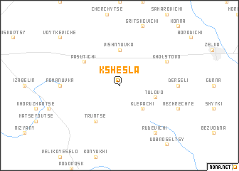 map of Kshesla