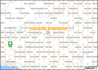 map of Kshidra Lakshmipur