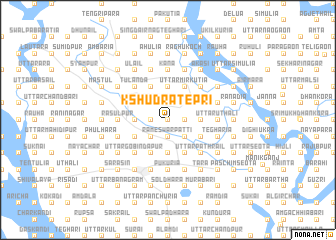 map of Kshudra Tepri