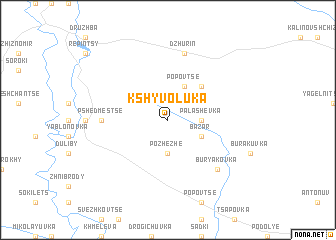 map of Kshyvoluka