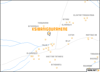 map of Ksiba nʼIgouramene