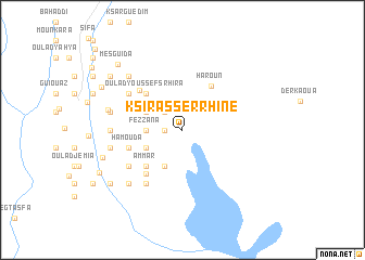 map of Ksir Asserrhine