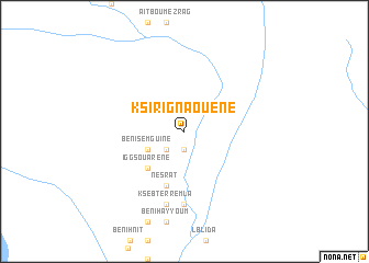 map of Ksir Ignaouene