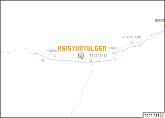 map of Ksisyuryulgen