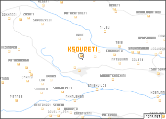 map of Ksovreti