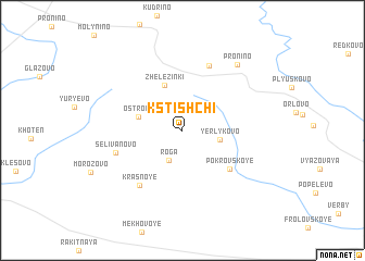 map of Kstishchi
