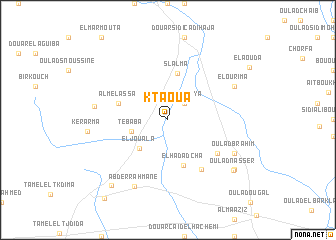 map of Ktaoua